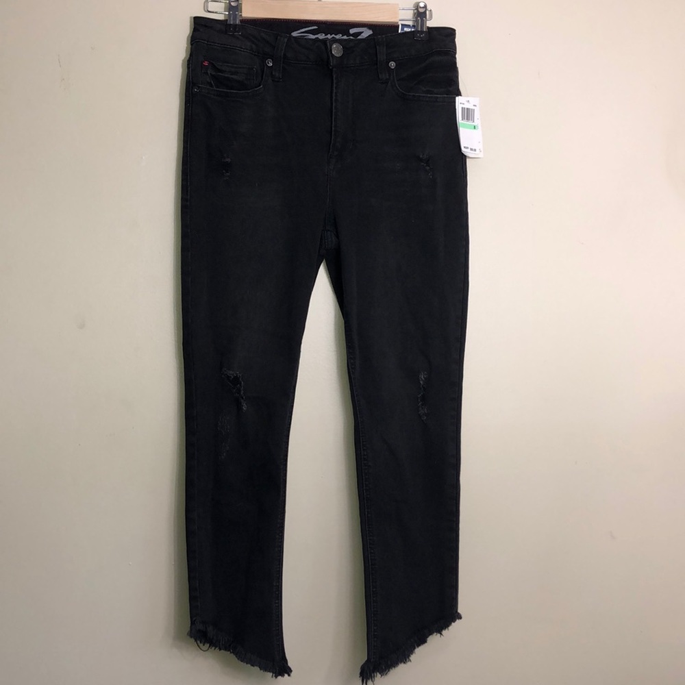 Seven7 Jeans Hi Rise Ankle Skinny Jeans